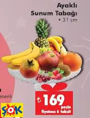AYAKLI SUNUM TABAĞI • 31 CM AYAKLI SUNUM TABAĞI • 31 CM